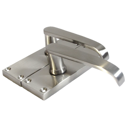 Door Handles Victorian Straight Lever Latch - Satin 120 x 40mm