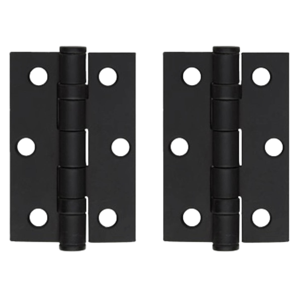 Marketplace JPG companion for 3" (76mm) Steel Ball Bearing Butt Hinges - Matt Black Door Hinges with Screws