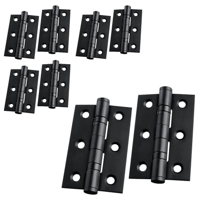 Marketplace JPG companion for 3" (76mm) Steel Ball Bearing Butt Hinges - Matt Black Door Hinges with Screws