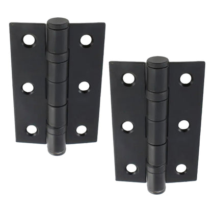 Marketplace JPG companion for 3" (76mm) Steel Ball Bearing Butt Hinges - Matt Black Door Hinges with Screws