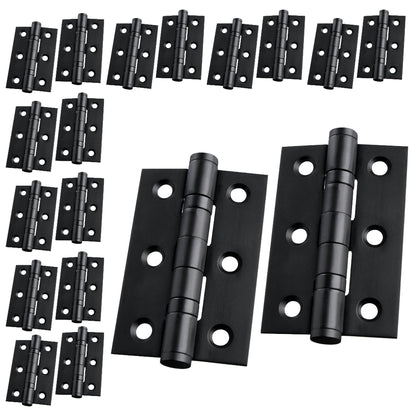 Marketplace JPG companion for 3" (76mm) Steel Ball Bearing Butt Hinges - Matt Black Door Hinges with Screws