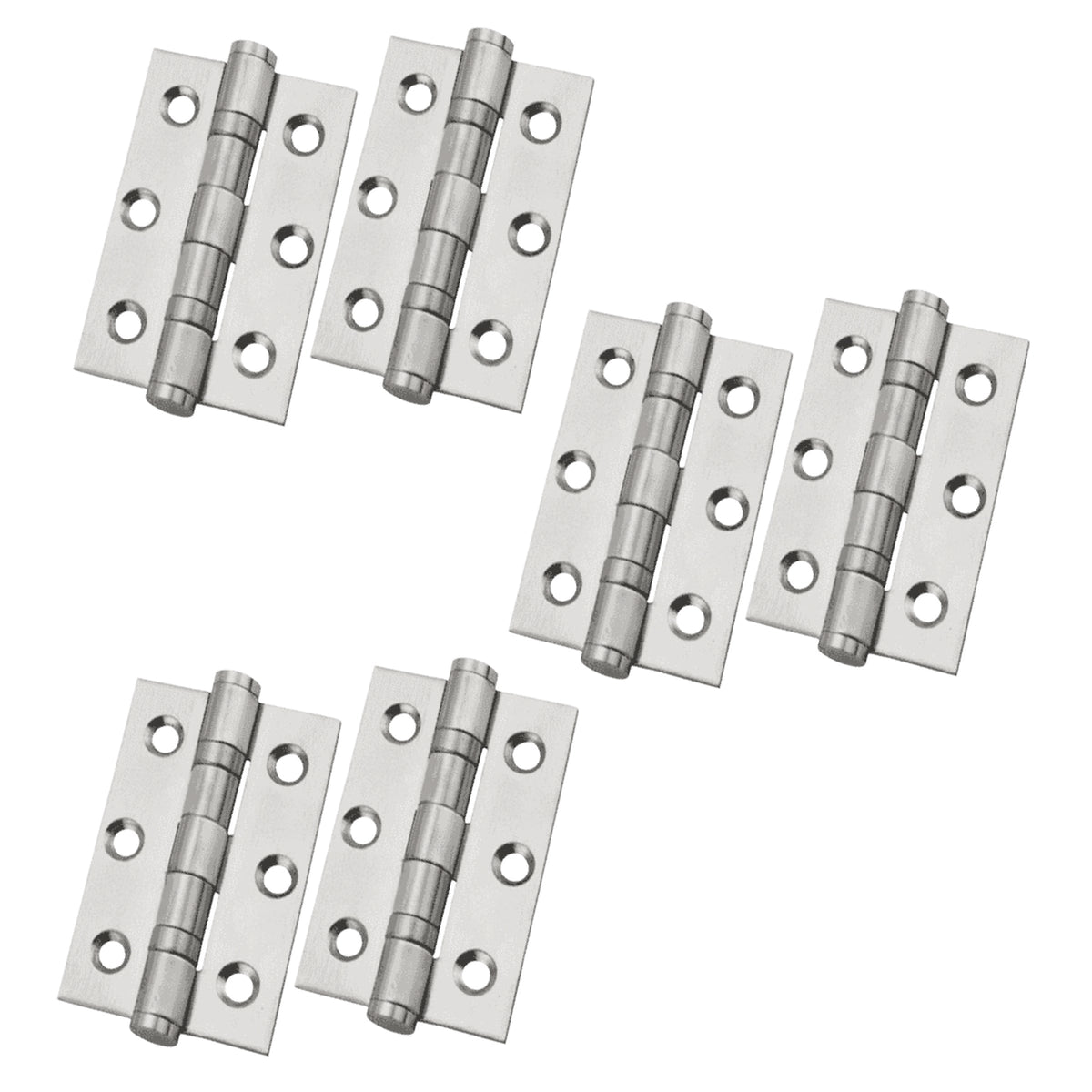 Marketplace JPG companion for 3" (76mm) Stainless Steel Ball Bearing Butt Hinges - Satin Door Hinges with Screws