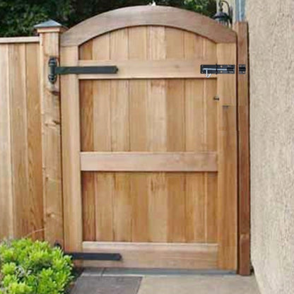 Marketplace JPG companion for Pair 4/6/8 Inch Brenton Bolt - Black & Zinc Heavy Duty Garden Gate Shed Door - 4"/6"/8"