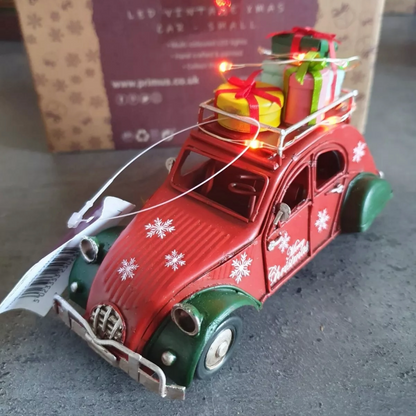 Betley Butterfly LED Vintage Vehicle Christmas Ornament