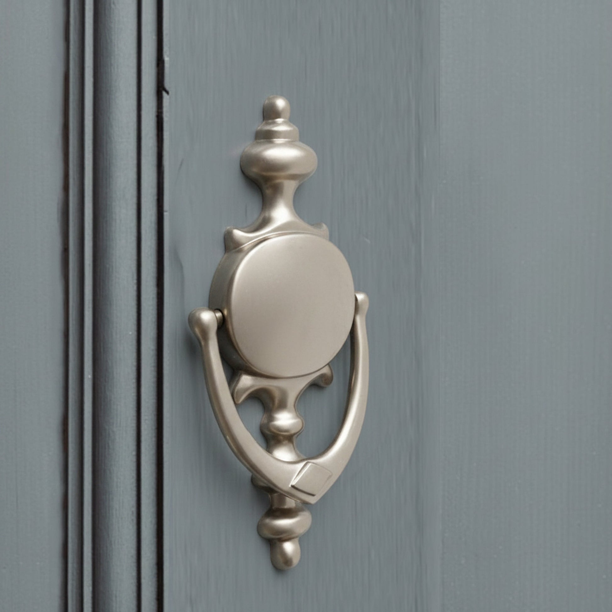 Marketplace JPG companion for Champion 7" Satin Solid Brass Door Knocker Victorian Front Door - 178mm