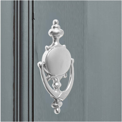 Marketplace JPG companion for Champion 7" Chrome Solid Brass Door Knocker Victorian Front Door - 178mm