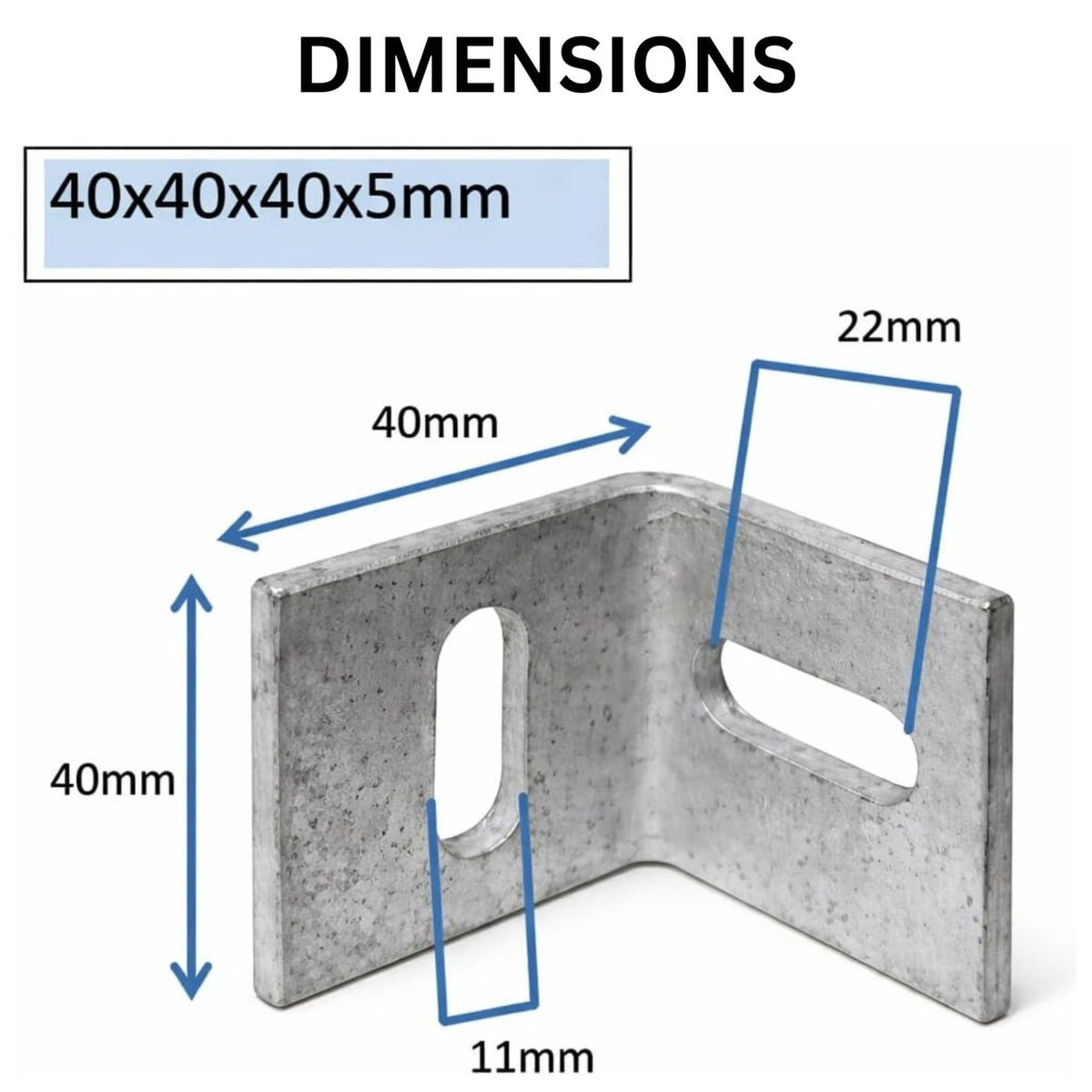 Heavy Duty Galvanised Angle Cleats