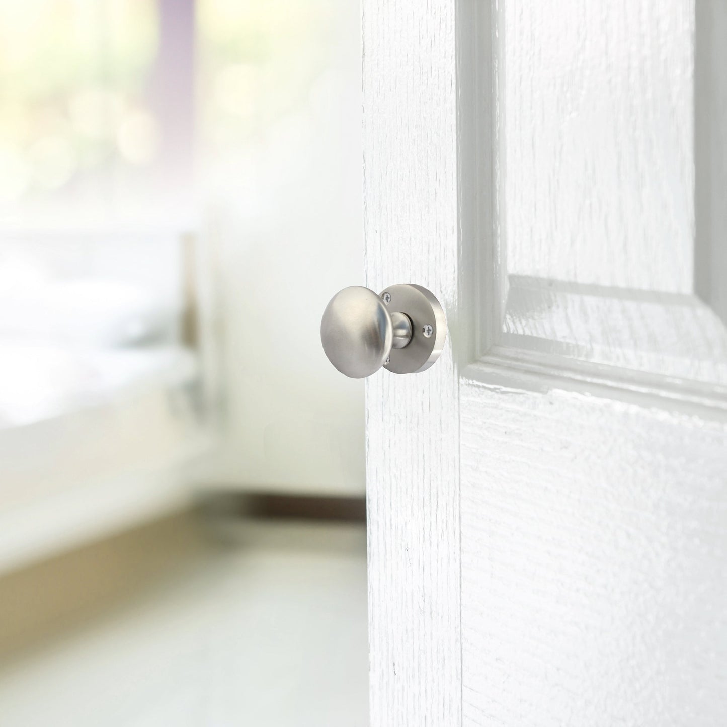 Marketplace JPG companion for Door Knobs Round Victorian Mortice Knob Sprung - Satin Latch Pack 56mm