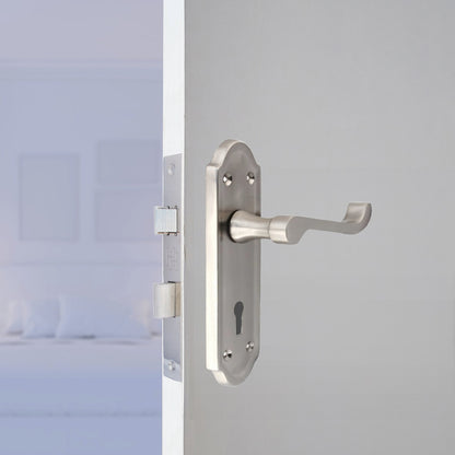 Marketplace JPG companion for Ashford Door Handle Key Lock Scroll Lever - Satin Key Lock Pack