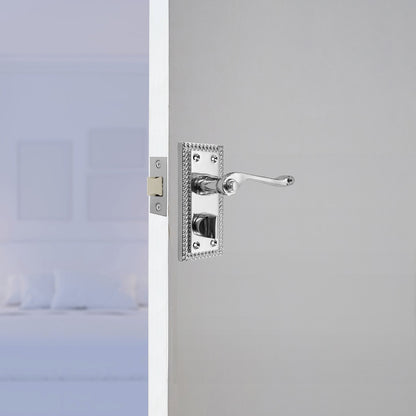 Marketplace JPG companion for Georgian Door Handles Privacy WC Bathroom Pack Chrome 108mm X 48mm Scroll Lever