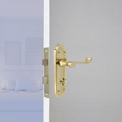 Marketplace JPG companion for Multipack Door Handles Ashford Bath Victorian Bathroom Handles Brass 1/4/6 Pairs