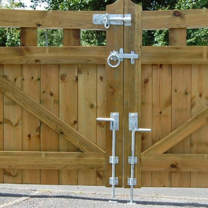 Verrou de porte de garage robuste et robuste de 12 po à 24 po