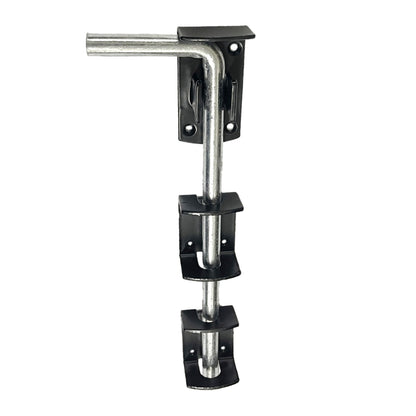 Marketplace JPG companion for Drop Bolt 12" 15" 18" 24" Gate Garage Heavy Duty Shed Lock Black & Zinc