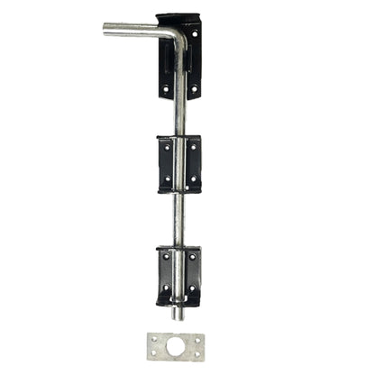 Marketplace JPG companion for Drop Bolt 12" 15" 18" 24" Gate Garage Heavy Duty Shed Lock Black & Zinc