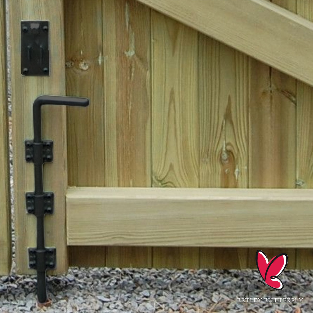 Marketplace JPG companion for Drop Bolt 12" 18" 24" Gate Garage Heavy Duty Lock Galvanised or Black