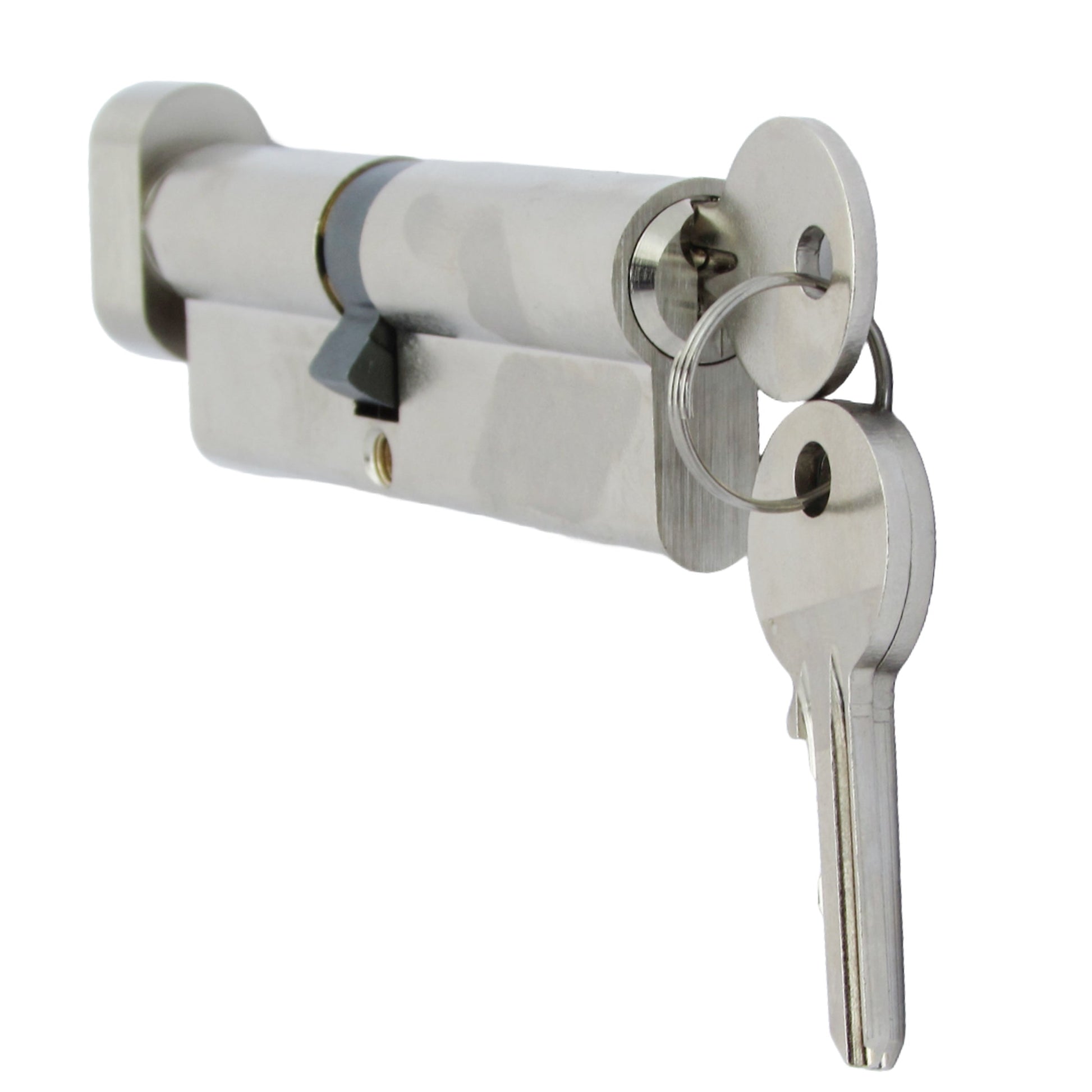 Marketplace JPG companion for Dale Euro Cylinder Thumb Turn Lock for Security Doors Nickel Plated 45T/55 (100mm)
