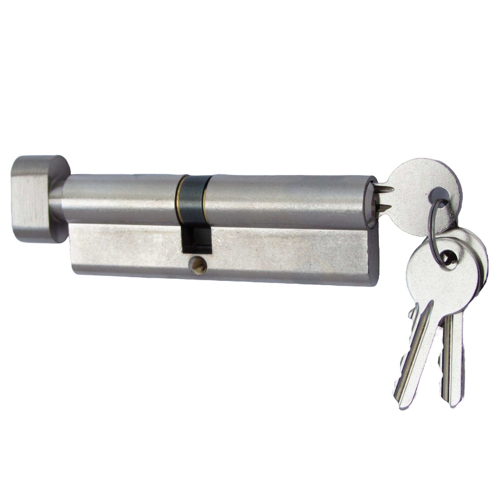 Marketplace JPG companion for Dale Euro Cylinder Thumb Turn Lock for Security Doors Nickel Plated 45T/55 (100mm)