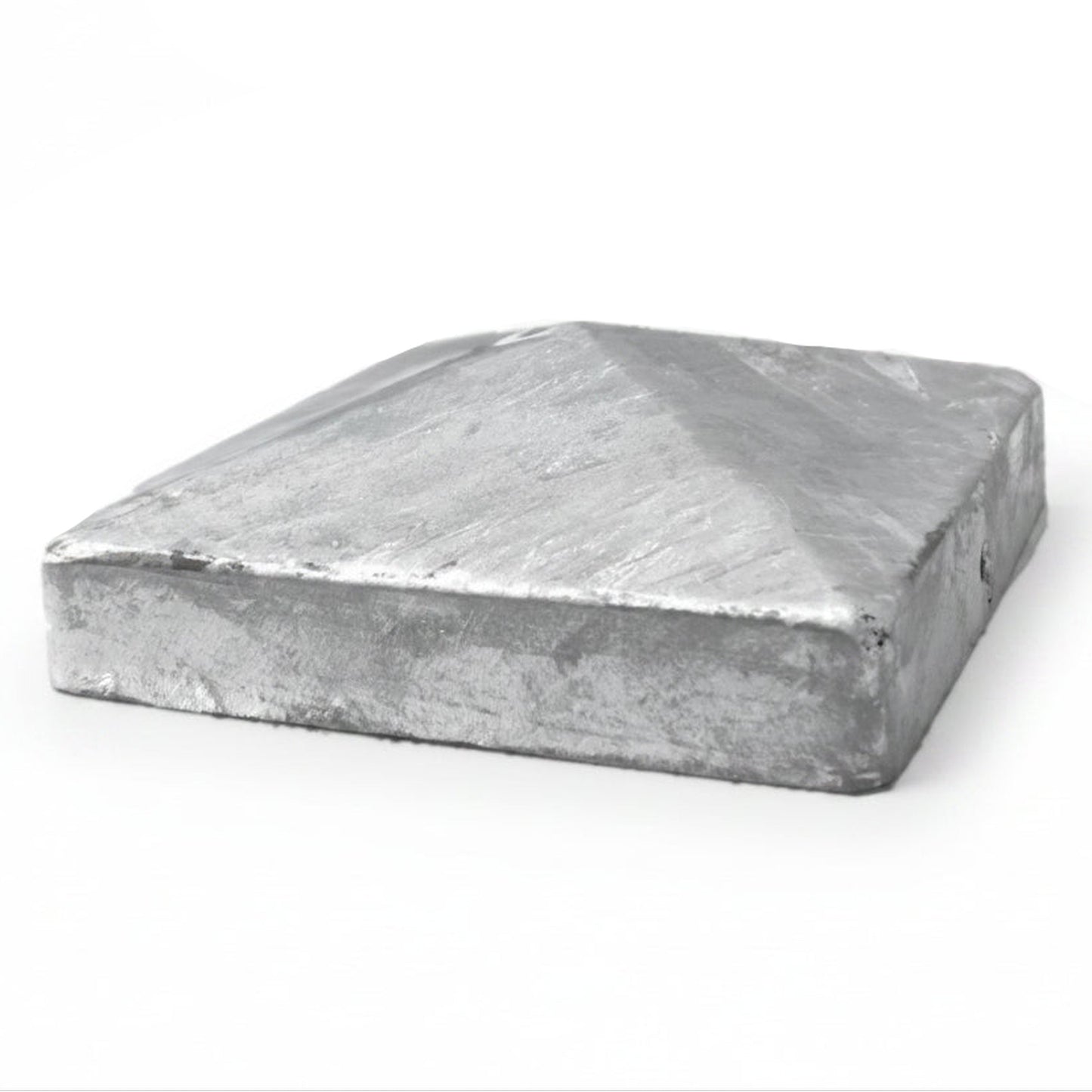 Marketplace JPG companion for Pyramid Square Galvanised/Black Metal Fence Post Caps 3" 75mm/4" 100mm Post Top