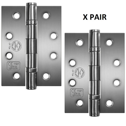 Marketplace JPG companion for Perry Satin 100mm Stainless Steel Fire Door Hinges - Grade 11 CE Marked - 2.0mm