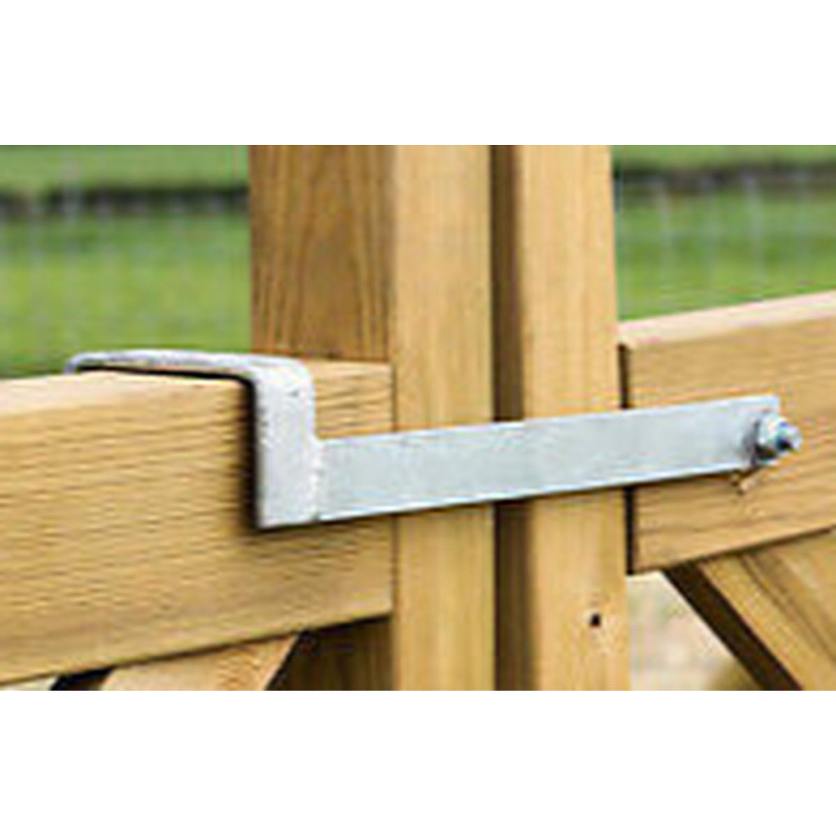 Marketplace JPG companion for Throw Over Loop Gate Latch 12" Heavy Duty Galv 3" Wide for Horse Stables Barn - 300mm
