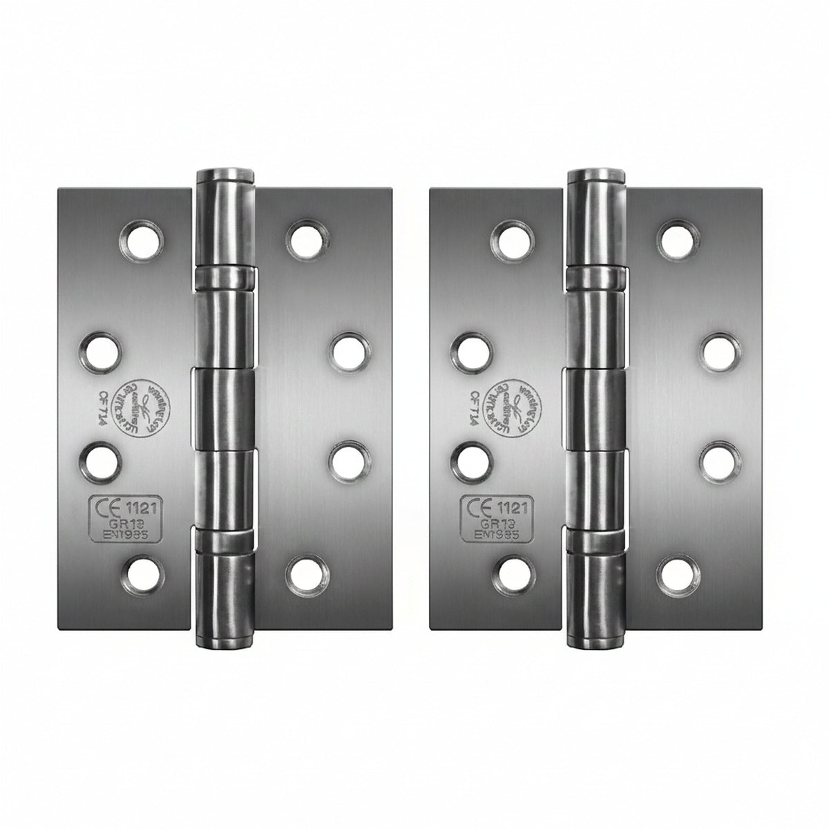Marketplace JPG companion for Perry Satin 100mm Stainless Steel Fire Door Hinges - Grade 11 CE Marked - 2.0mm