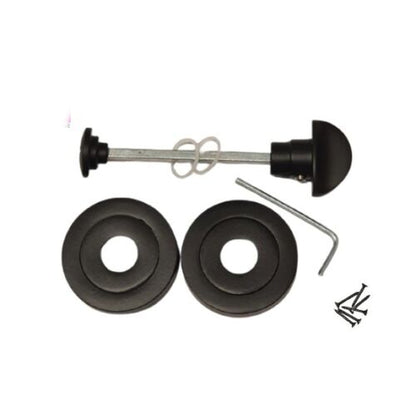 Marketplace JPG companion for Bathroom/WC Door Thumb Turn & Release Matt Black - 10mm