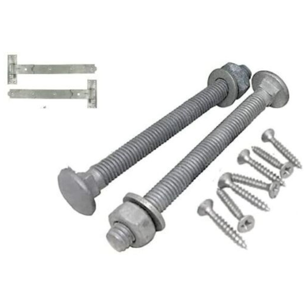 Marketplace JPG companion for Set of Fixings (Only) for Galvanised Hook & Bands 10" - 24"