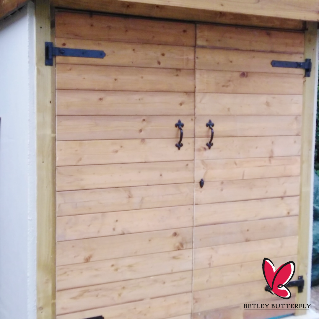 Cast Iron Black Antique Pull Handles Fleur De Lys 5" 6" 7" Door Gate Shed with Fixings