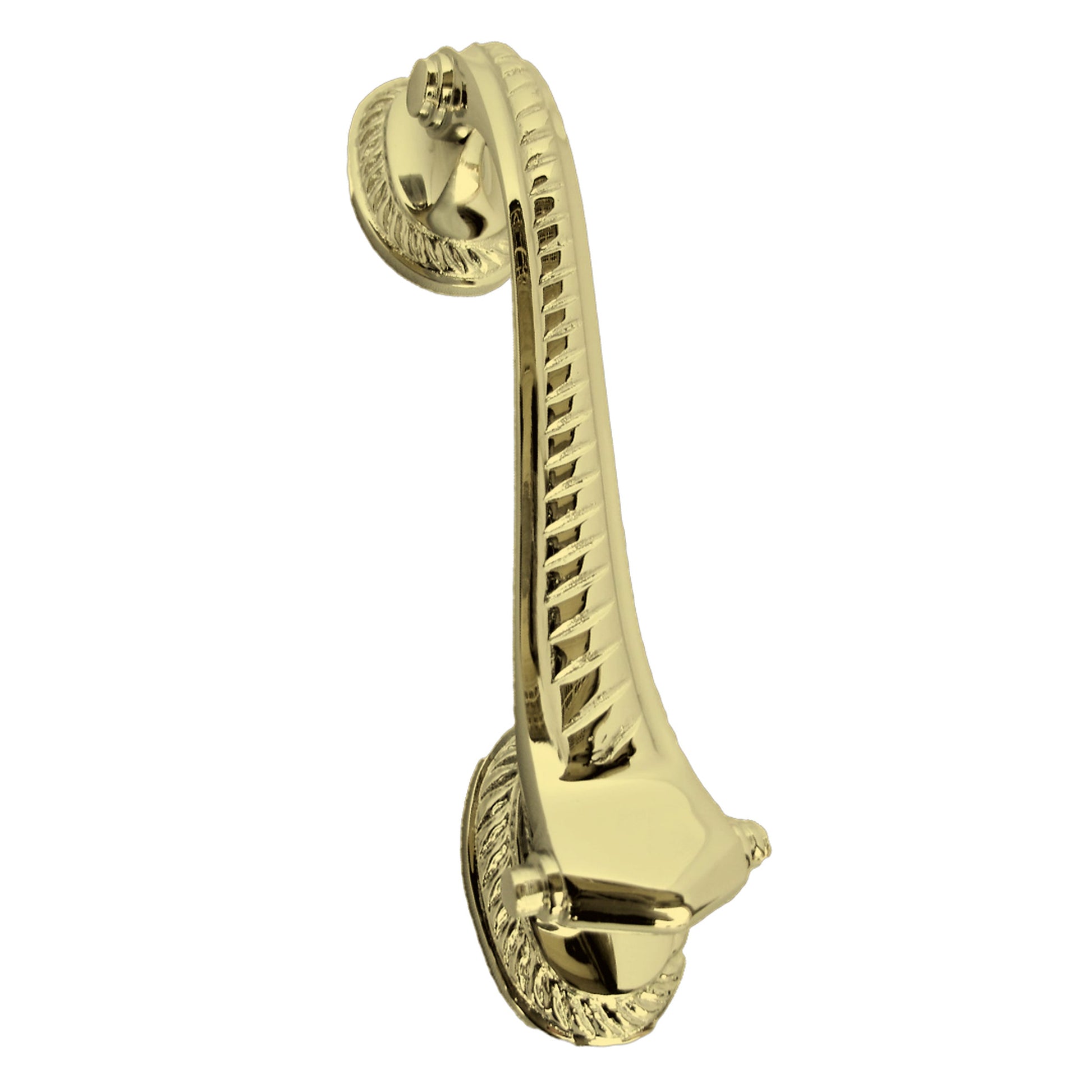 Marketplace JPG companion for Traditional Brass Georgian Doctor Door Knocker 6" Scroll