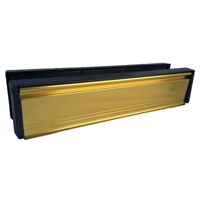 Marketplace JPG companion for 12" Letter Box, Door Letter Box, Gold - 80mm