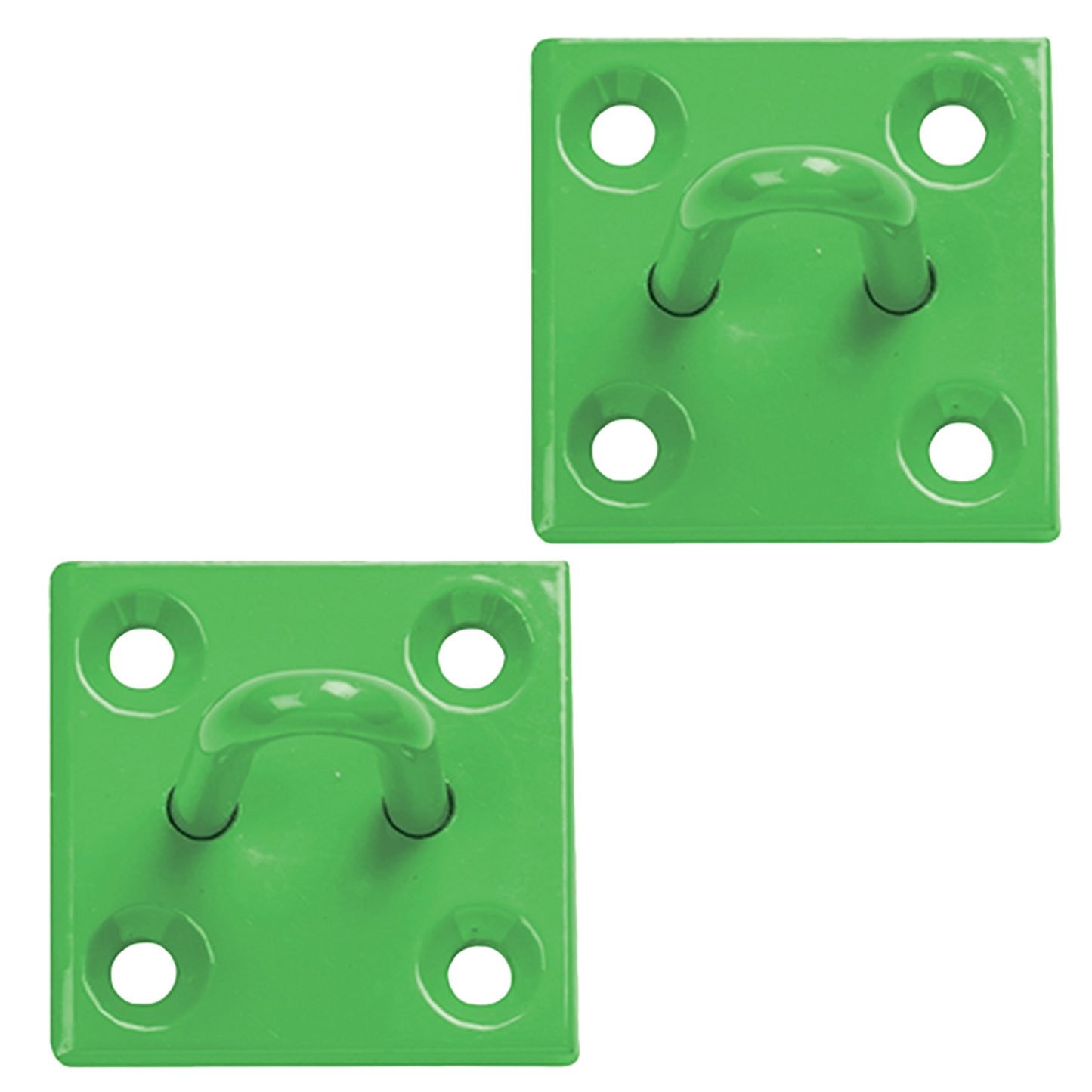 Perry Equestrian 2 Pack Chain Staple on 50mm Plate Stable Tie Up Horse Pony