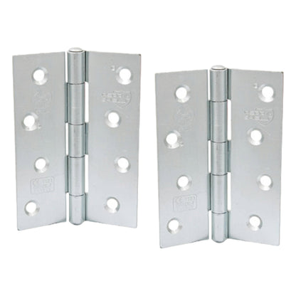Marketplace JPG companion for Perry Shield Grade CE7 Zinc 4" Certifire Fire Door Butt Hinge with Spun Pin - FD60 (No Screws) - 100mm