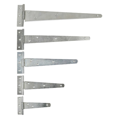 Marketplace JPG companion for Zinc Plated Tee Hinge Steel Pair 8/10/12/14/16/18/24" Medium Duty T Hinge, Pack of 2