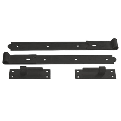 Marketplace JPG companion for Hook and Band Gate & Garage Hinges 8"-36" Straight Epoxy Black Pair