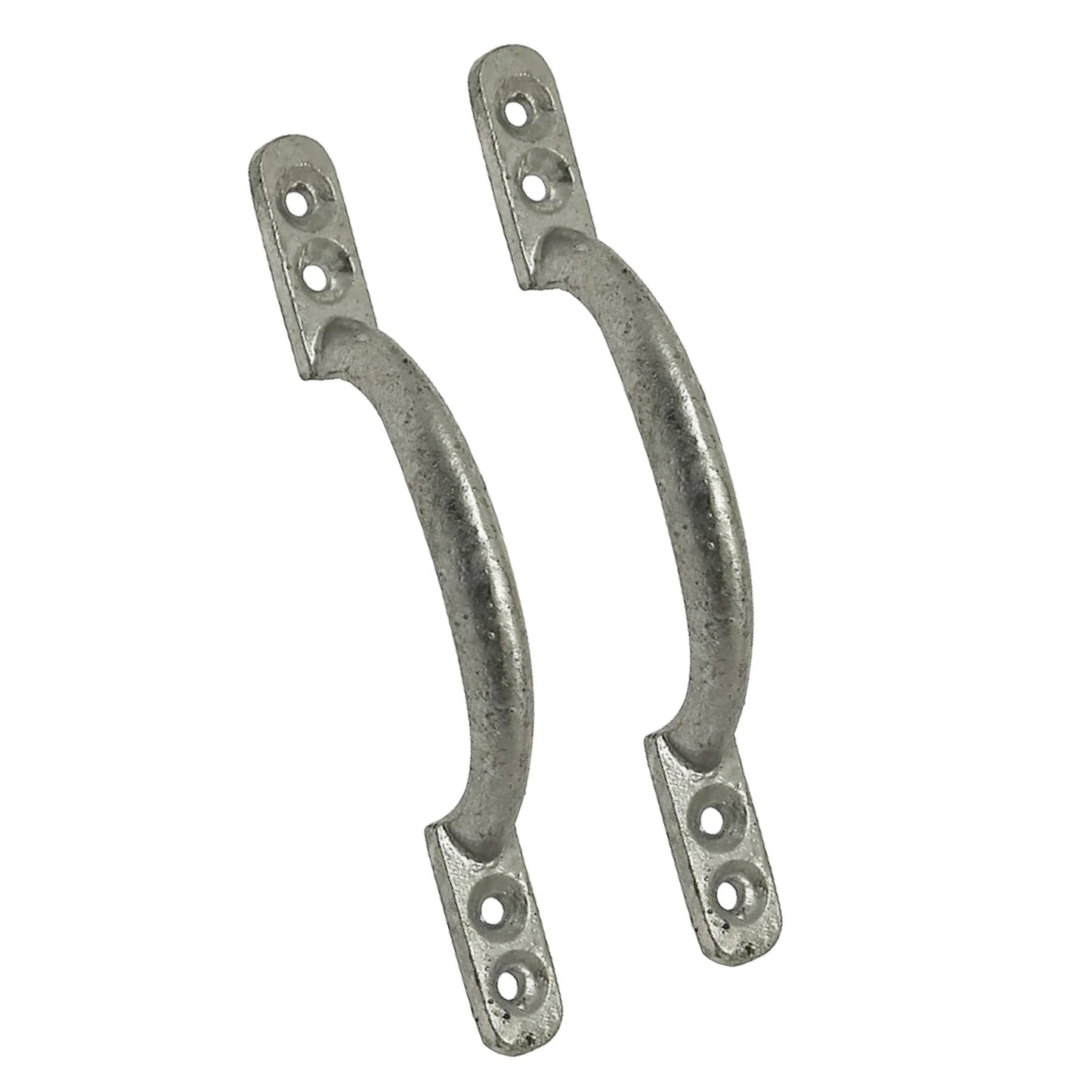 Marketplace JPG companion for Cast Iron Hot Bed Door Handles 6" 7" Galvanised Pull Handle Gates Doors Sheds with Fixings - 150mm