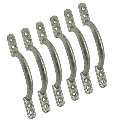 Marketplace JPG companion for Cast Iron Hot Bed Door Handles 6" 7" Galvanised Pull Handle Gates Doors Sheds with Fixings - 150mm