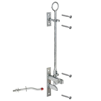 Marketplace JPG companion for Hunting Lift Gate Catch Self-Locking Auto Gate Latch Kit with Cranked Striker Galvanised