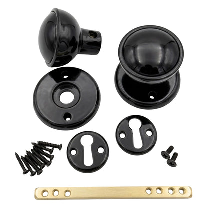 Plastic Rim Door Knob Set 50mm