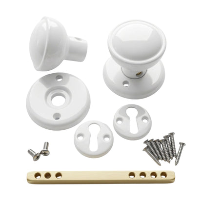 Plastic Rim Door Knob Set 50mm