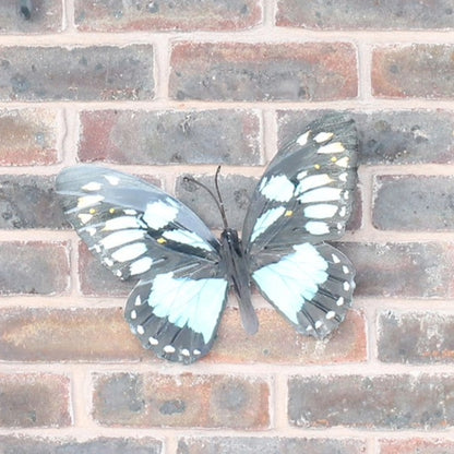 Tesco JPG version for Large Metal Butterfly Cyan Blue - 35cm x 25cm