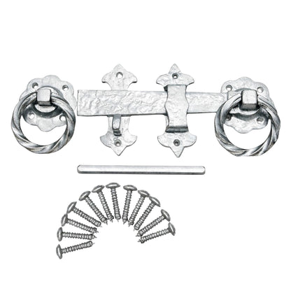 Ornamental Twisted Ring Gate Latch