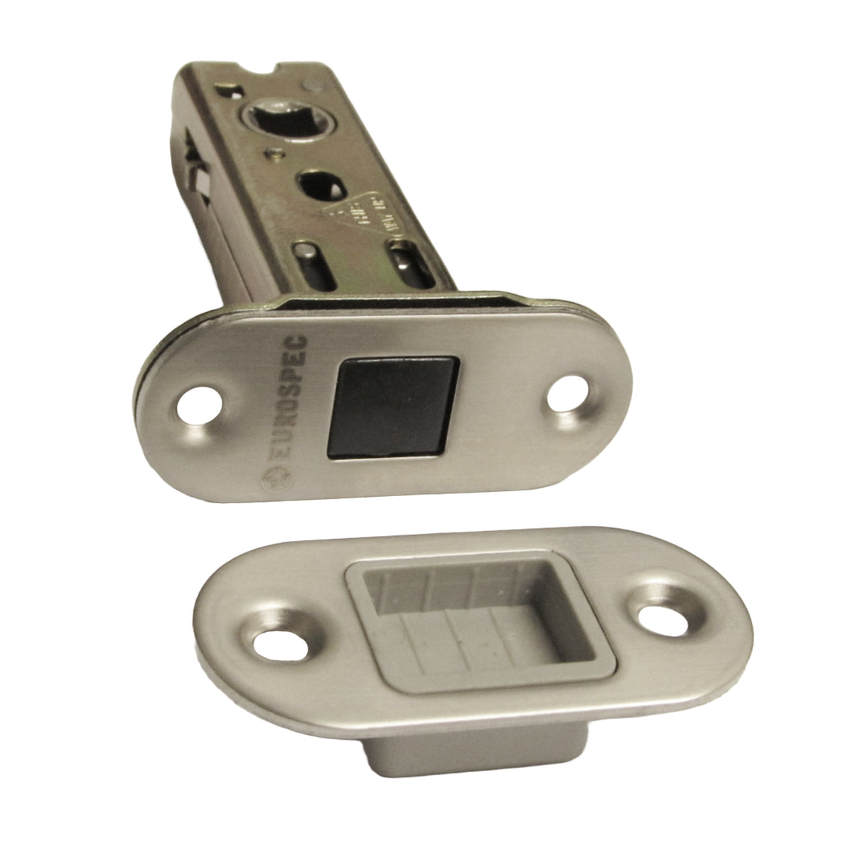 Marketplace JPG companion for Magnetic Tubular Mortice Latch 57mm Backset Eurospec Round Satin Stainless Steel 3" for Doors - 77mm