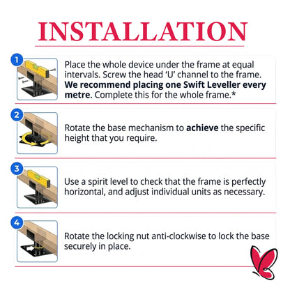 Leveller Mini Bolt Down Support for Uneven Surfaces, Sheds & Garden Buildings