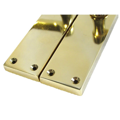 Marketplace JPG companion for Door Handles Scroll Lever Internal Latch - Brass 150 X 40mm - 152mm X 43mm
