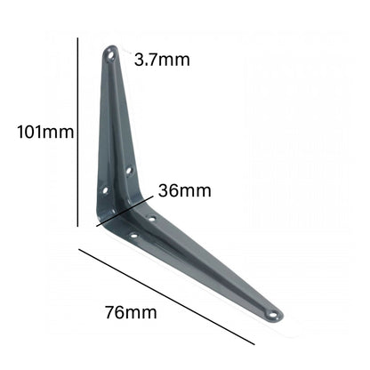 Marketplace JPG companion for London Shelf Brackets Grey - Pack of 10