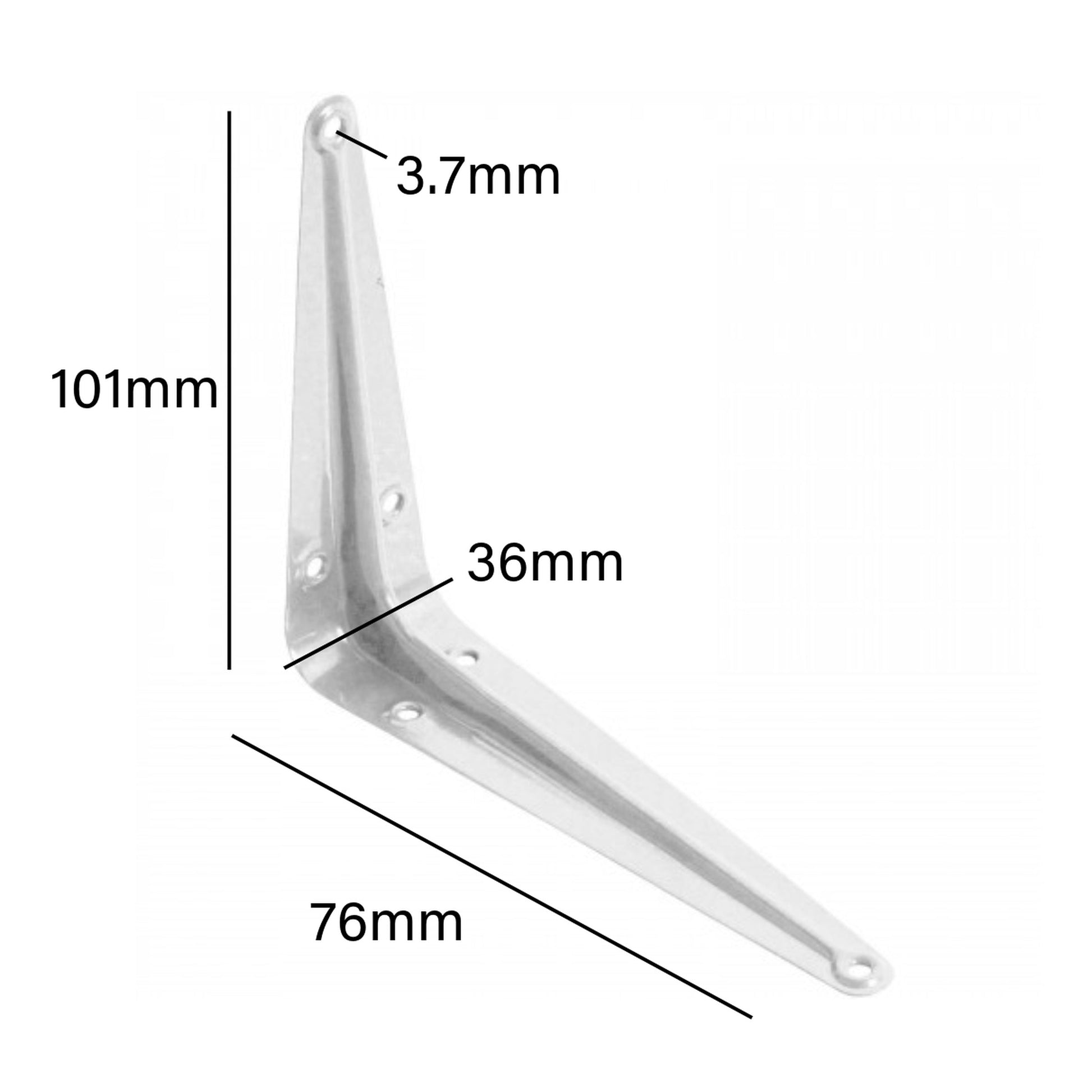 Marketplace JPG companion for London Shelf Brackets White - Pack of 10