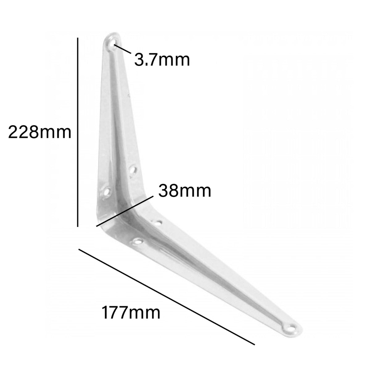 Marketplace JPG companion for London Shelf Brackets White - Pack of 10