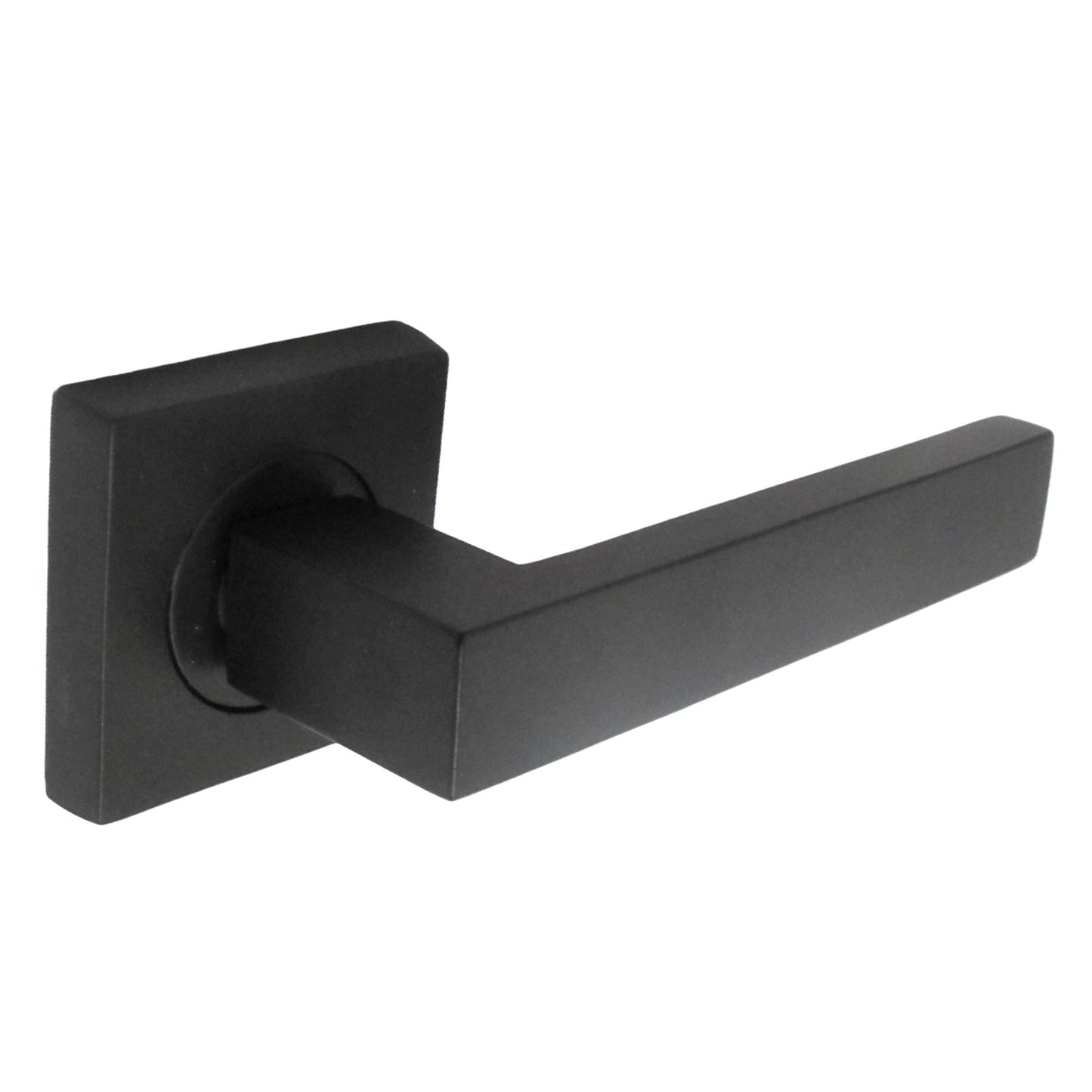 Marketplace JPG companion for Cafri Door Handle Matt Black Rectangular Lever on Square Rose Internal Latch Door Handles