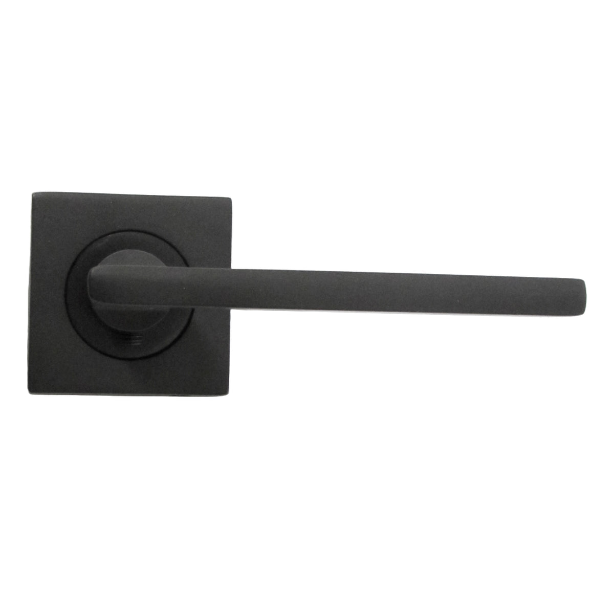 Marketplace JPG companion for UNO Door Handle Matt Black Lever on Square Rose Internal Latch Wooden Door Handles