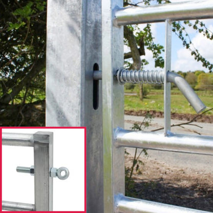Marketplace JPG companion for Field Gate Fixing Kit for Metal Gates 19mm Adjustable Gate Eyes with 300mm Bolt